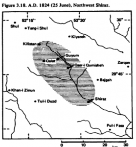 NW Shiraz Earthquake of 25 June 1824, Mw=6.4